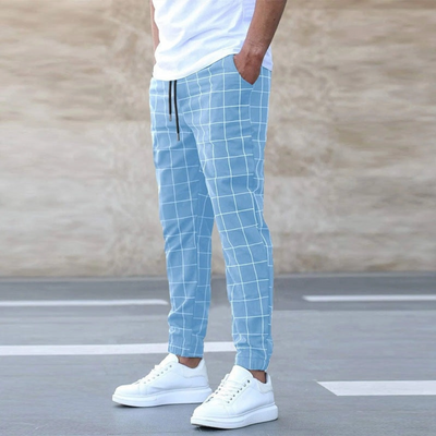 CALVIN | MEN'S CHECKED JOGGER TROUSERS
