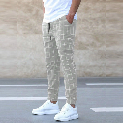 CALVIN | MEN'S CHECKED JOGGER TROUSERS