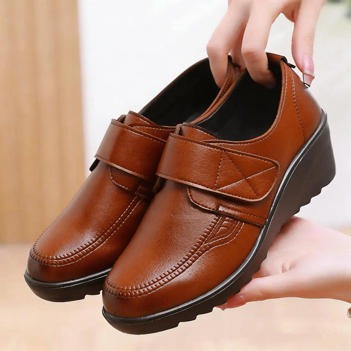 Comfortable Leather Wedge Shoes