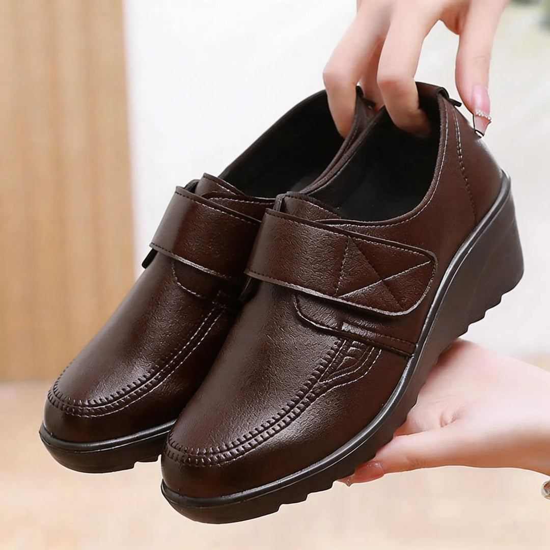 Comfortable Leather Wedge Shoes