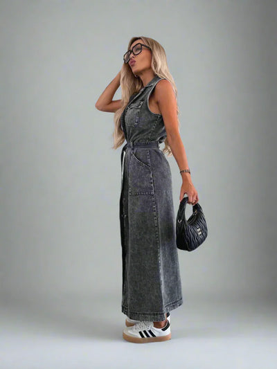 Isabelle | Maxi Denim Dress