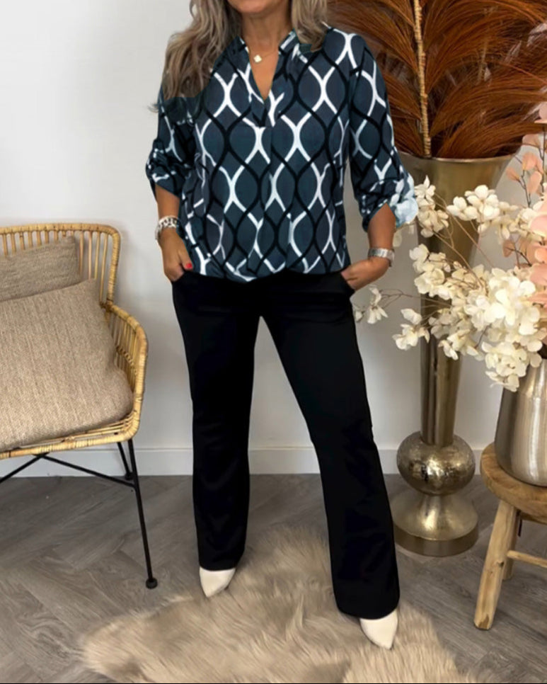 Jennifer | Casual Blouse with Long Sleeves