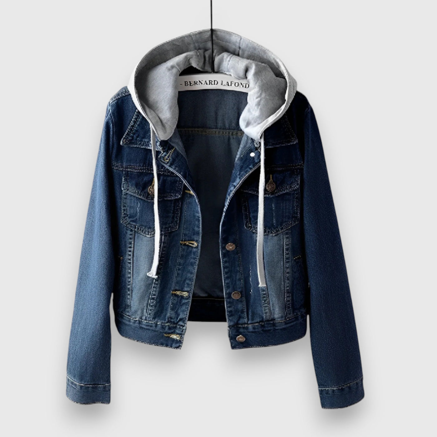 Lena – Jeansjacket with hood