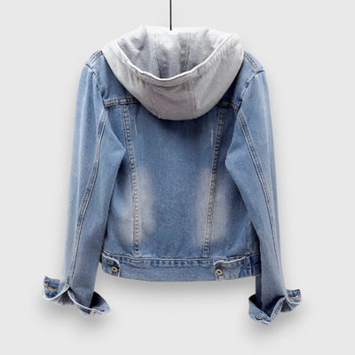 Lena – Jeansjacket with hood