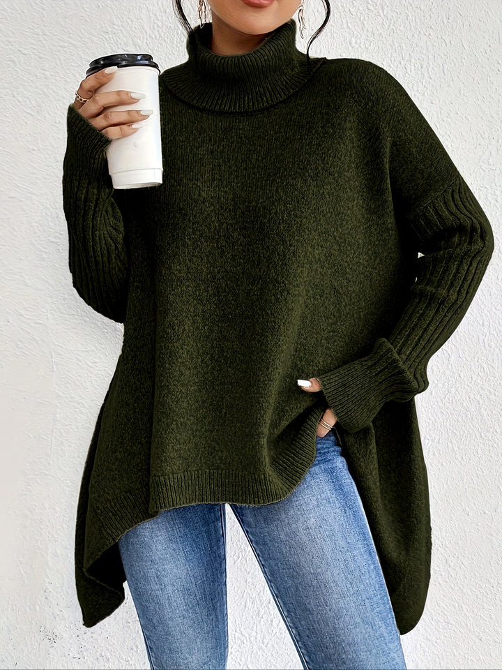 Irina | Oversized Turtleneck Sweater