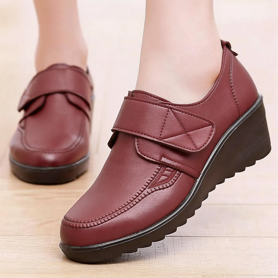 Comfortable Leather Wedge Shoes