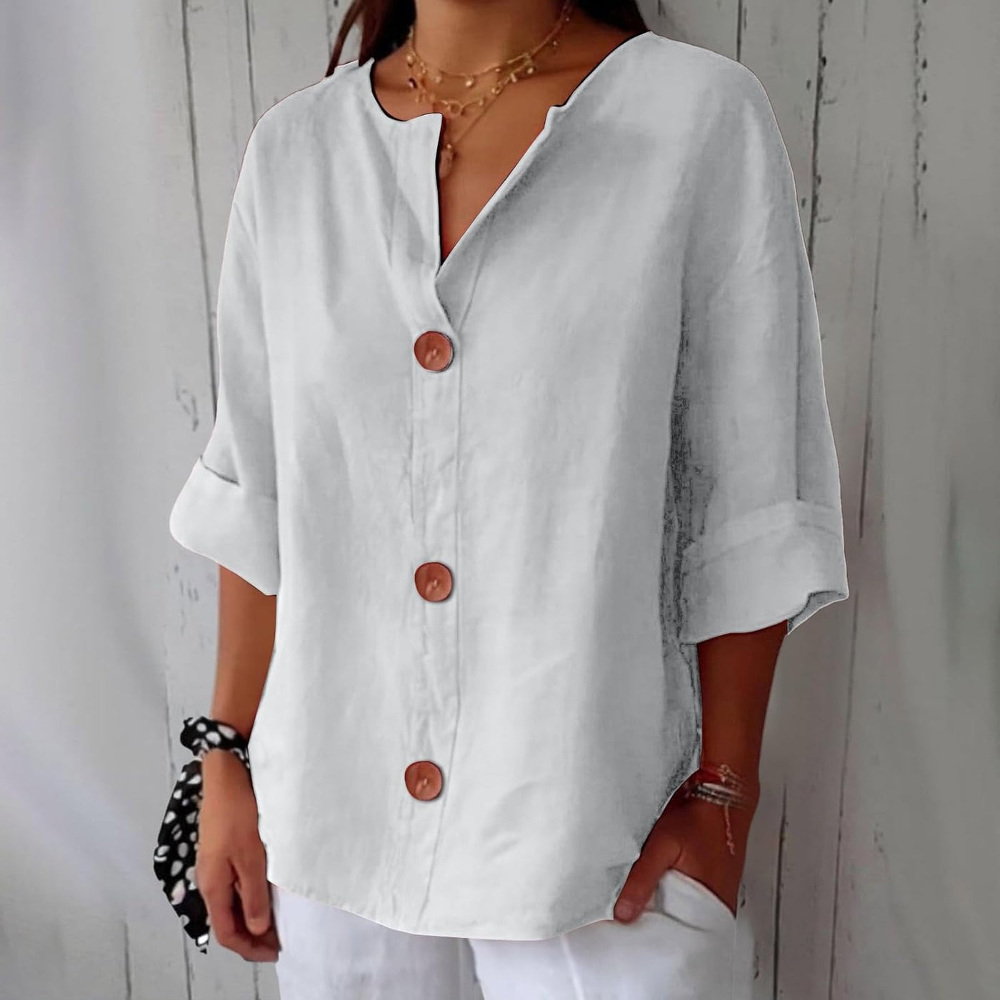 Natasha | Relaxed Blouse for Timeless Elegance