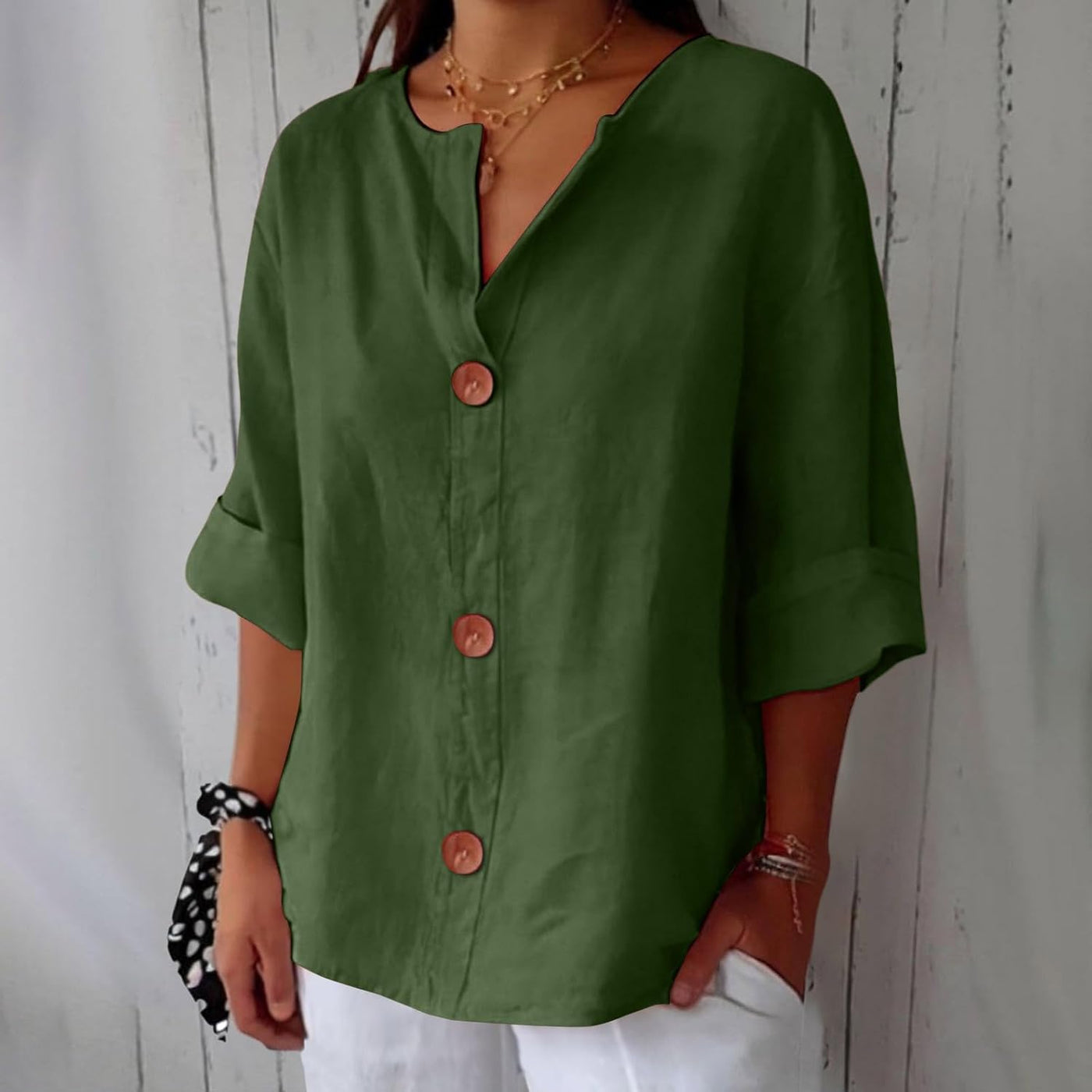 Natasha | Relaxed Blouse for Timeless Elegance