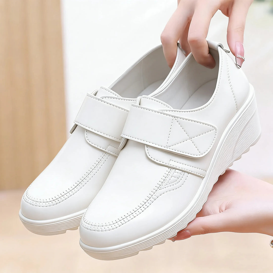 Comfortable Leather Wedge Shoes