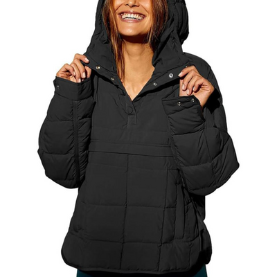 Diana | Oversized Hooded Pullover Hooded Jacket