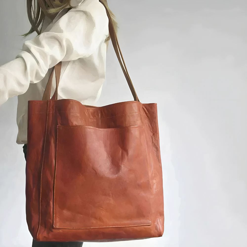Elviria | Modern Leather Shoulder Bag