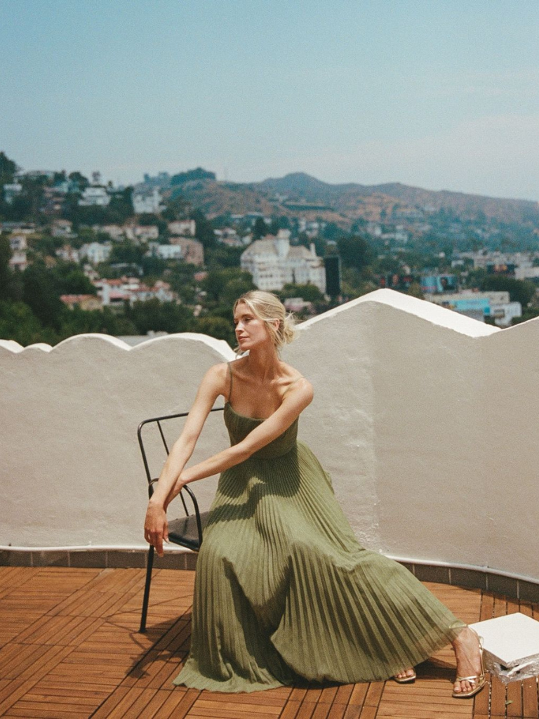 Amy | Flare Dress with Corset Top