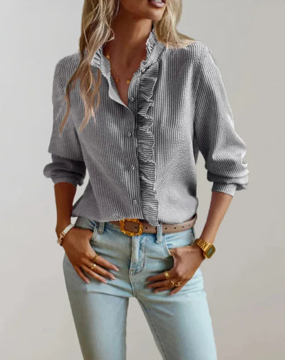 Natalie | Blouse with Ruffles