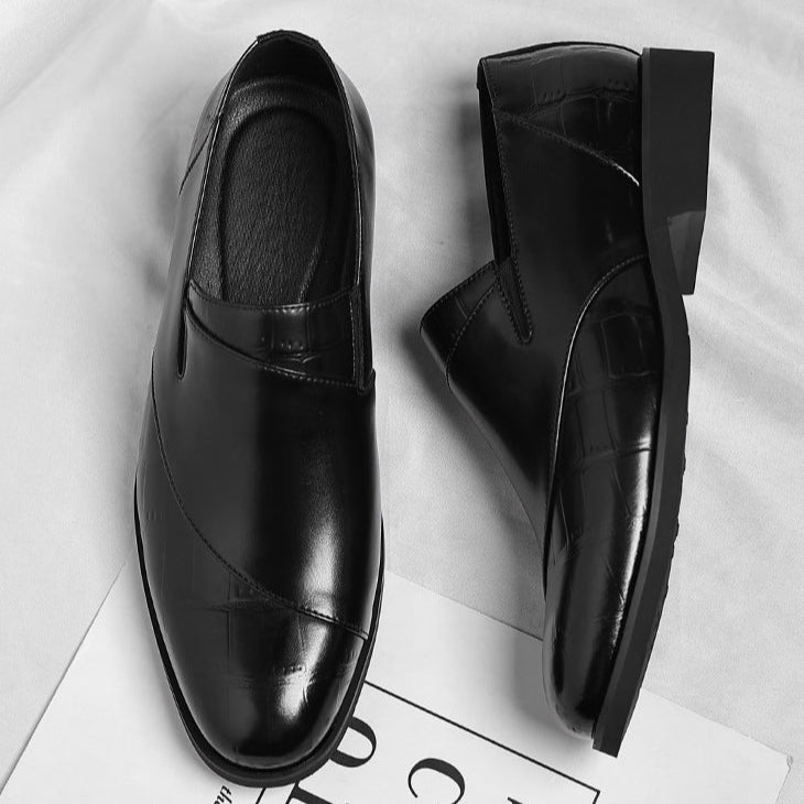 Lurex Leather Loafers