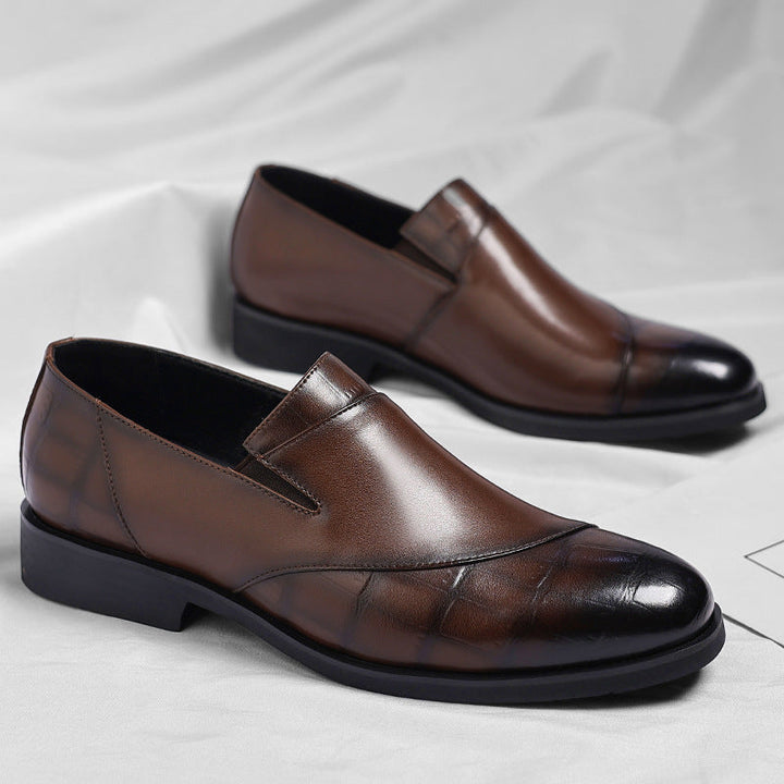 Lurex Leather Loafers