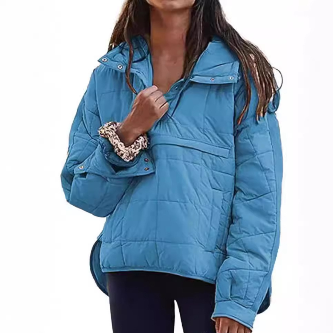 Diana | Oversized Hooded Pullover Hooded Jacket