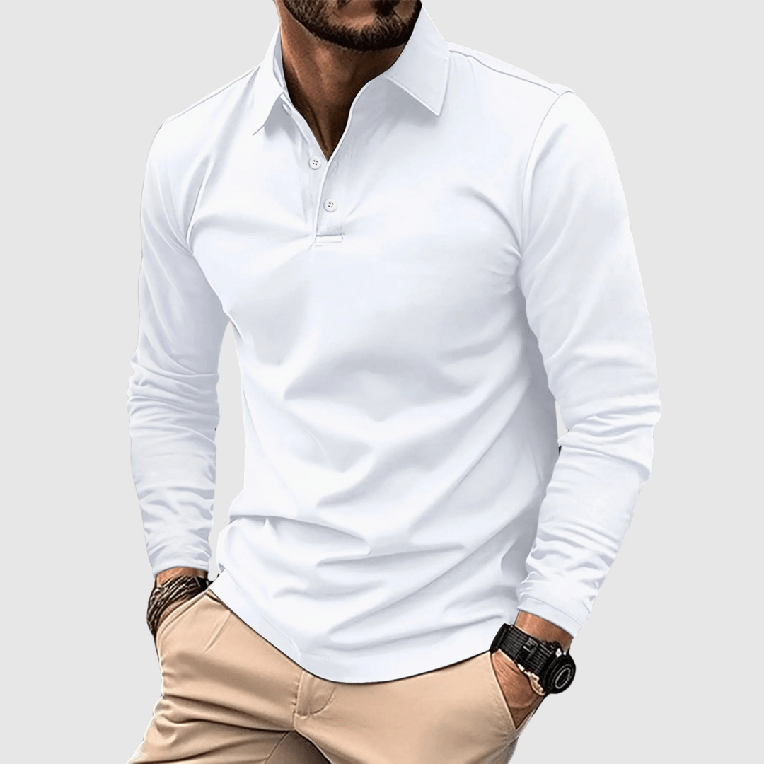 Elegant poloshirt in Italiaanse stijl