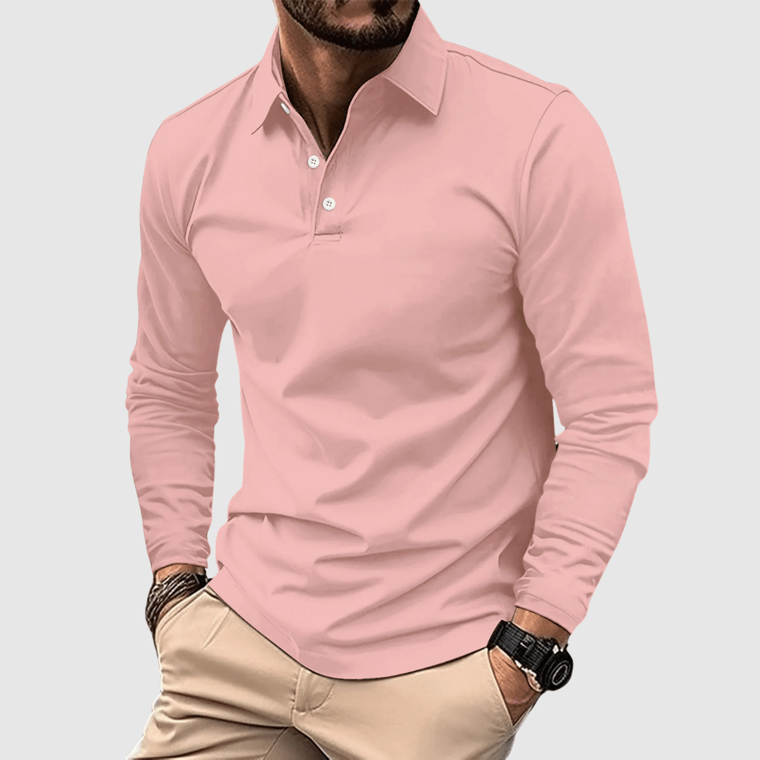 Elegant poloshirt in Italiaanse stijl