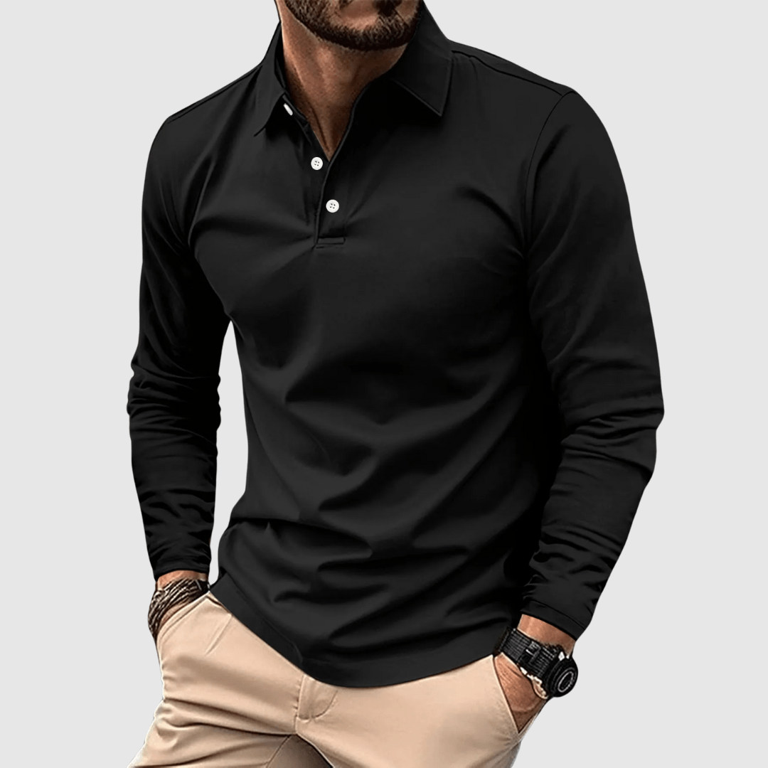 Elegant poloshirt in Italiaanse stijl