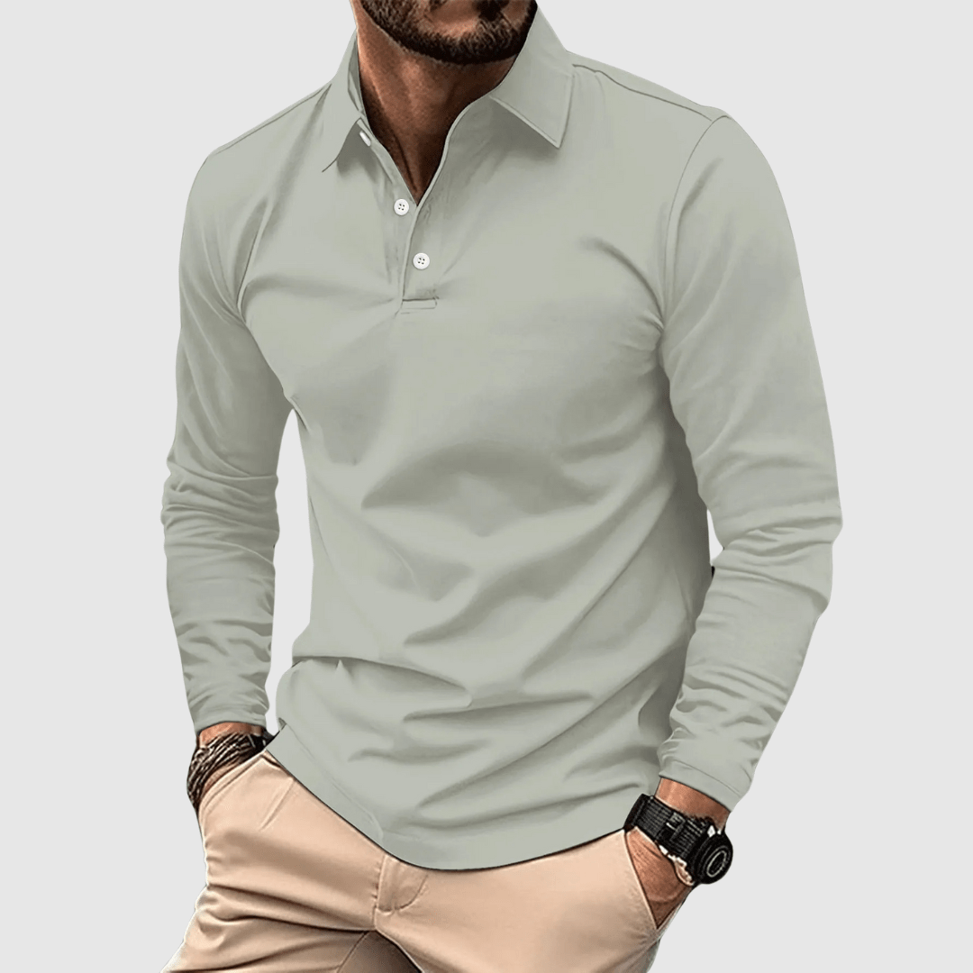 Elegant poloshirt in Italiaanse stijl