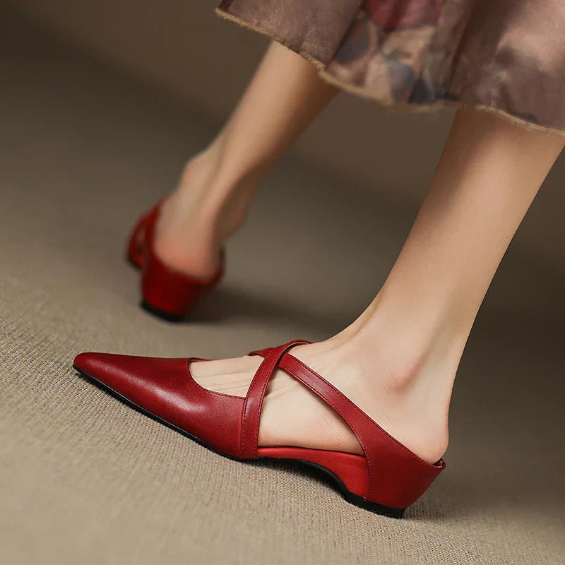 Daphira | Elegant Leather Mules