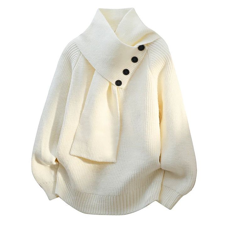 Arielle | Cozy Scarf-Neck Sweater