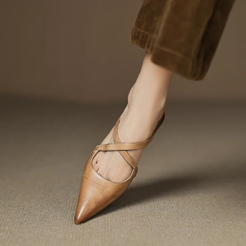 Daphira | Elegant Leather Mules