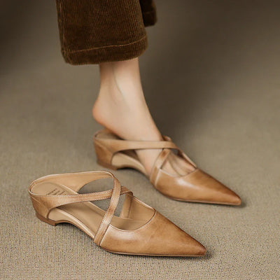 Daphira | Elegant Leather Mules