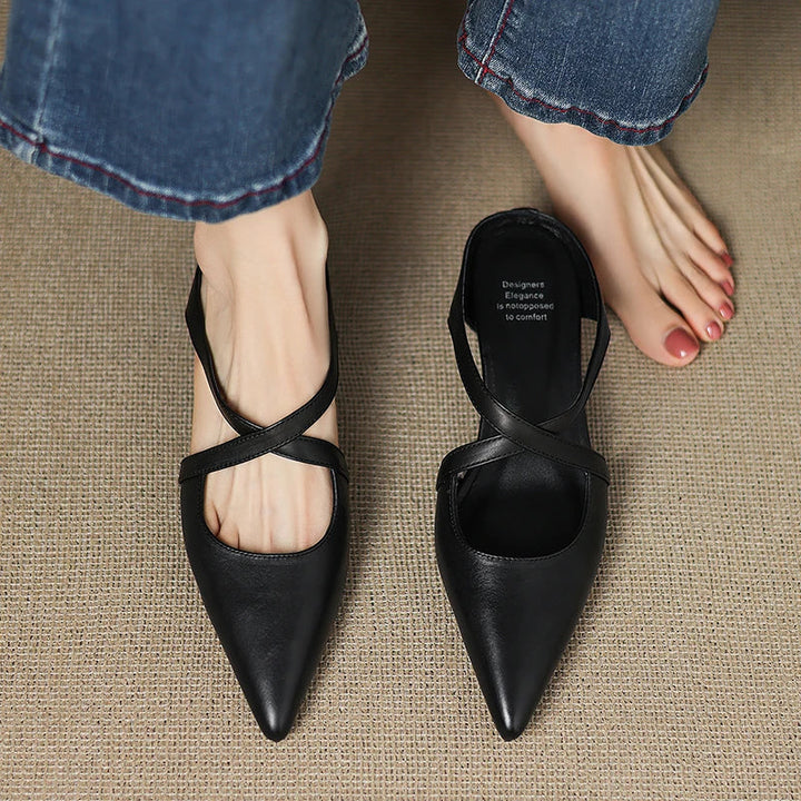 Daphira | Elegant Leather Mules