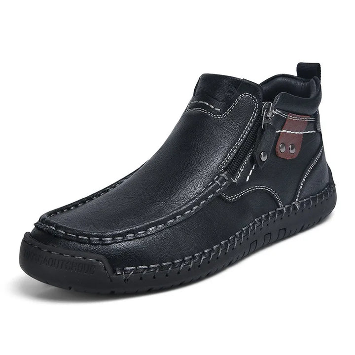 Scott Leather Ankle Boots