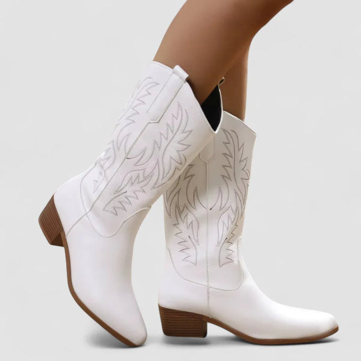 Claire Orthopedic Western Boots