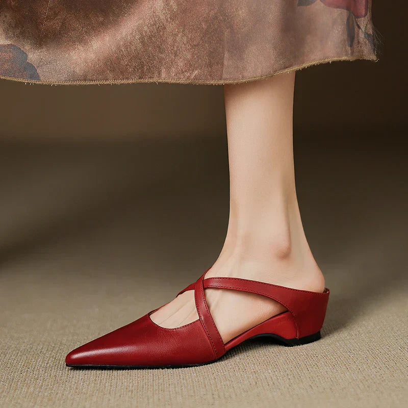 Daphira | Elegant Leather Mules