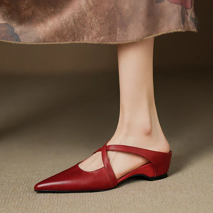 Daphira | Elegant Leather Mules