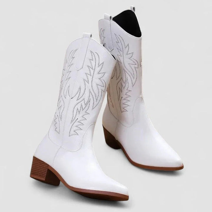 Claire Orthopedic Western Boots