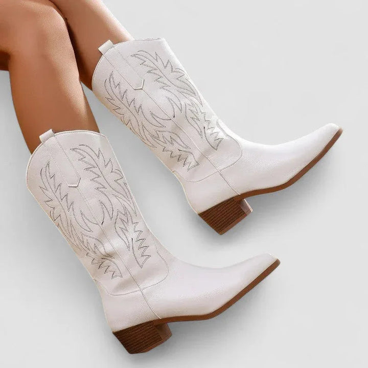 Claire Orthopedic Western Boots
