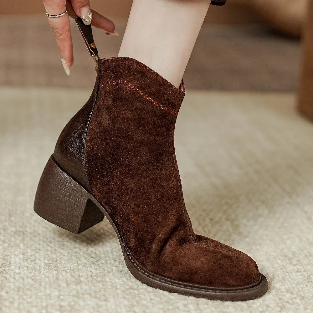 Brooke | Suede Ankle Boots