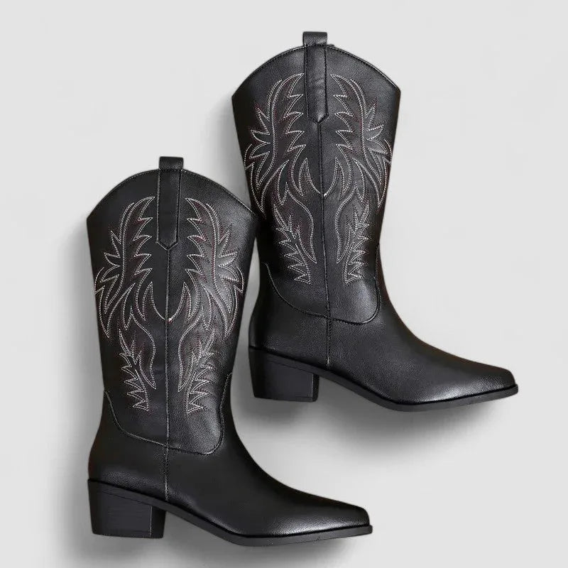 Claire Orthopedic Western Boots