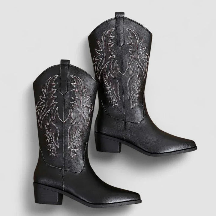 Claire Orthopedic Western Boots