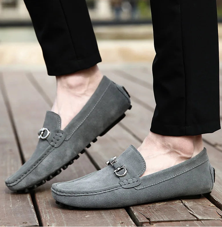 Monaco Suede Loafers