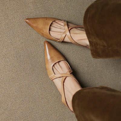 Daphira | Elegant Leather Mules
