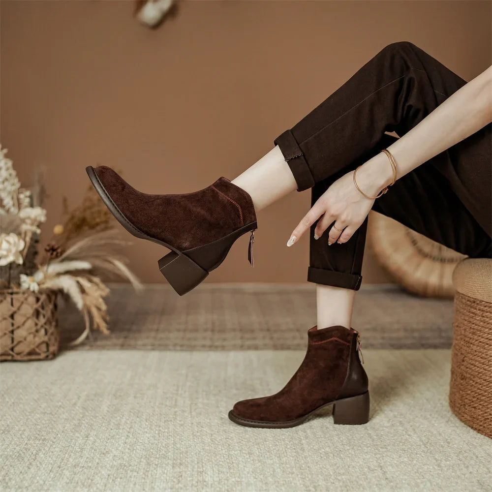 Brooke | Suede Ankle Boots
