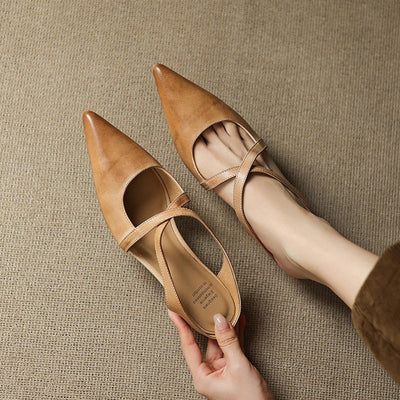 Daphira | Elegant Leather Mules