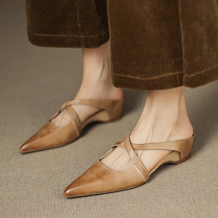Daphira | Elegant Leather Mules
