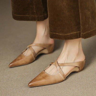 Daphira | Elegant Leather Mules