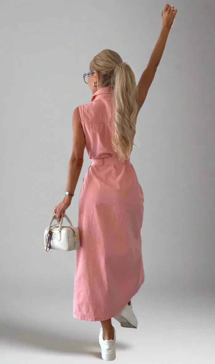 Isabelle | Maxi Denim Dress