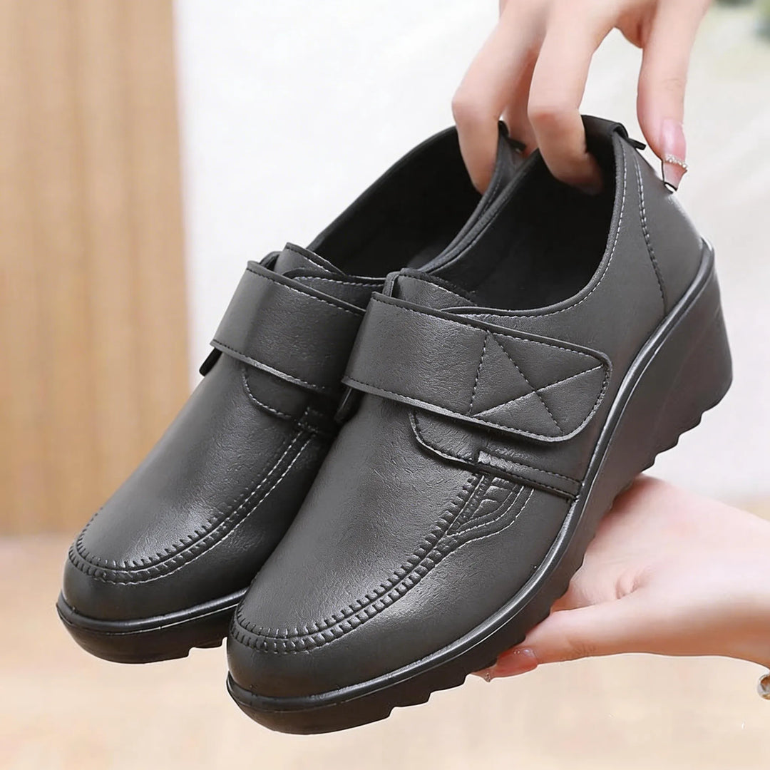 Comfortable Leather Wedge Shoes