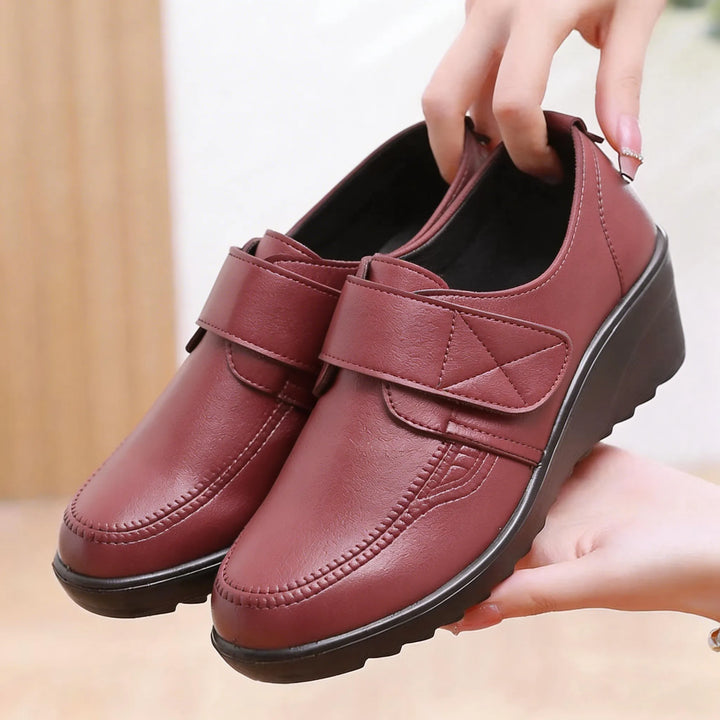Comfortable Leather Wedge Shoes