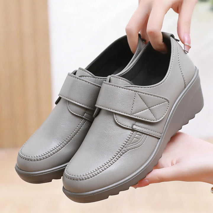 Comfortable Leather Wedge Shoes