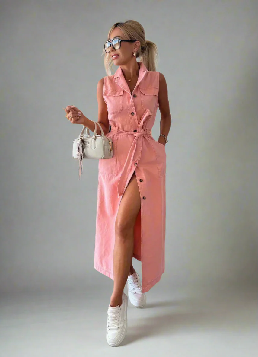 Isabelle | Maxi Denim Dress
