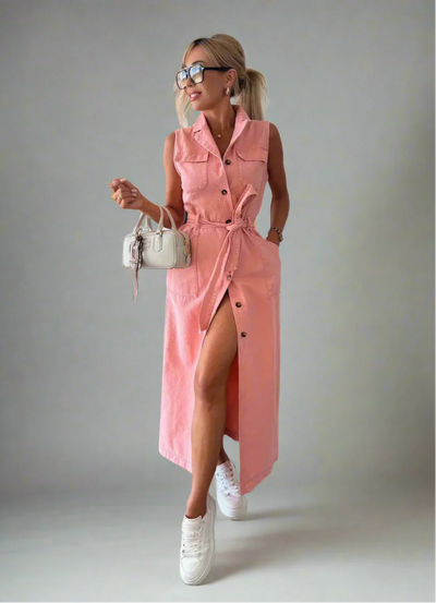 Isabelle | Maxi Denim Dress